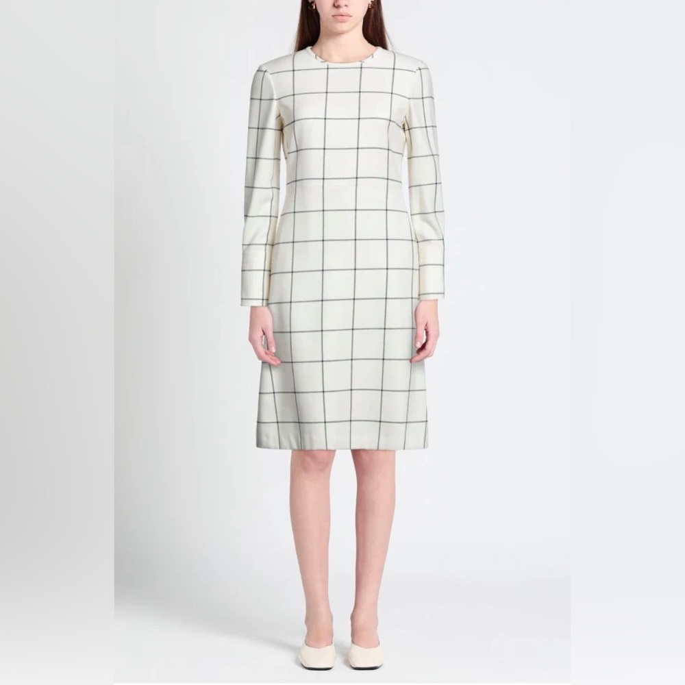 Tory Burch plaid print wool dress